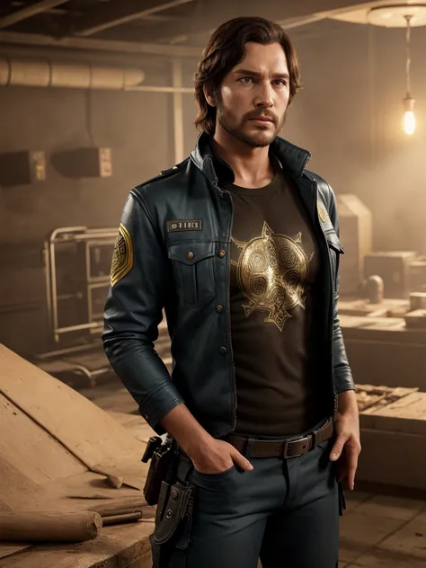 Photo of a Free Fire character with the name agels on his clothes 