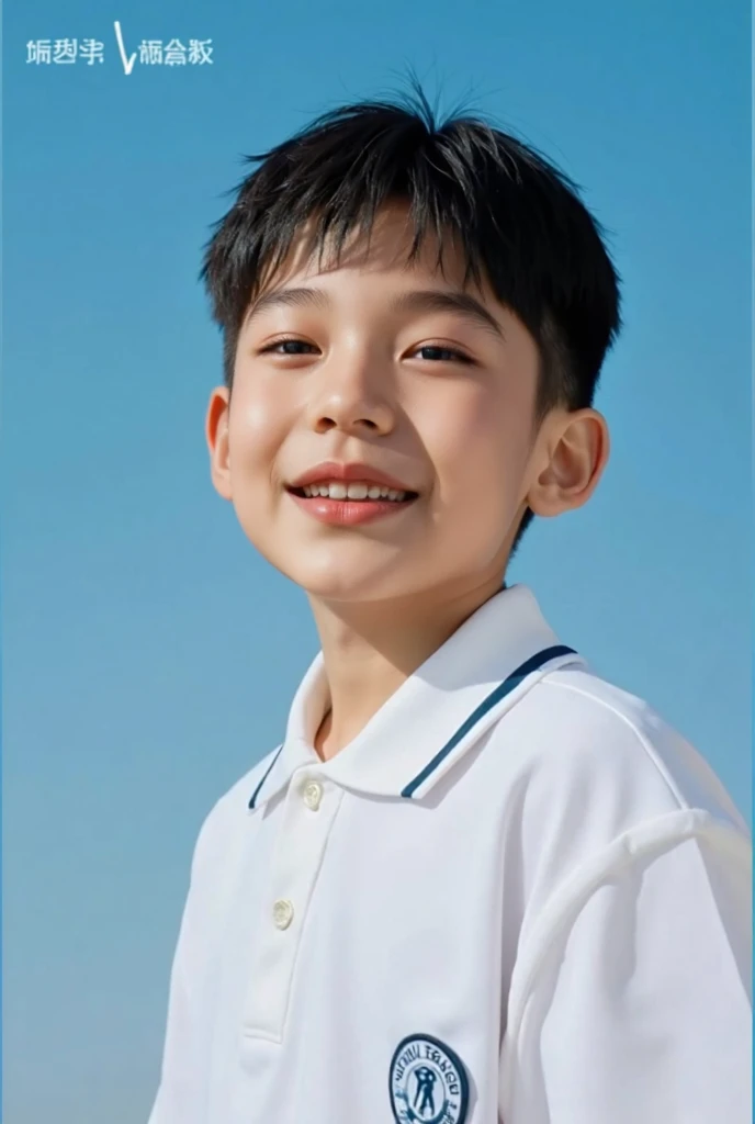 Front photo of a Chinese middle school student