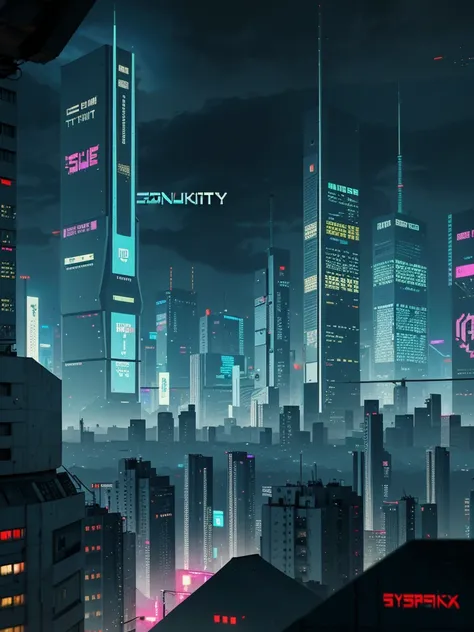 cyberpunk city