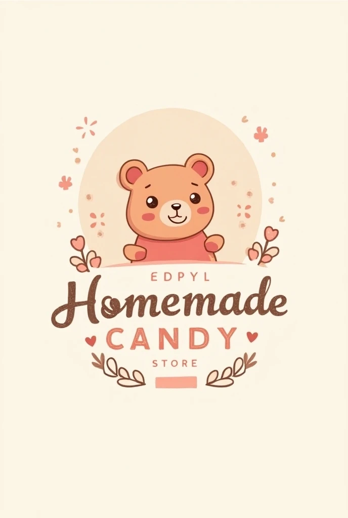 Cute logo for a homemade candy store 