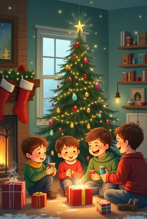 Drawing about Christmas 
