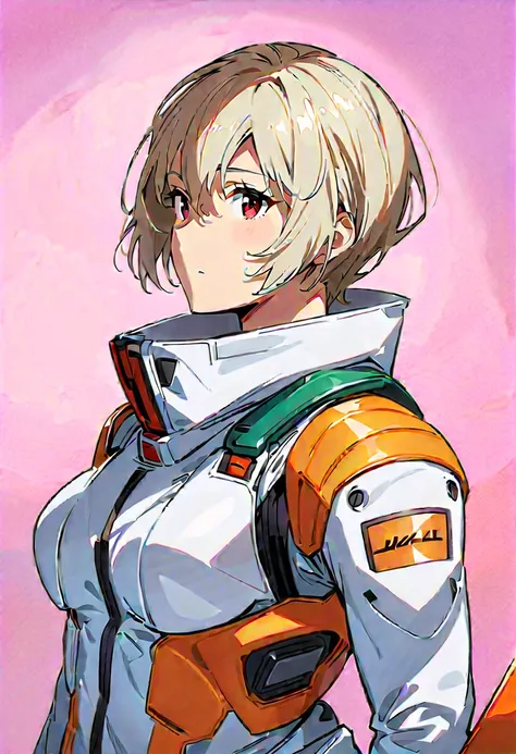 (Best Quality:1.2), 1 girl,Alone,Rei Ayanami, white bodysuit ,red eyes, Pilot Suit ,Best Quality、 OFFICIAL ART、masterpiece、 full body portrait、つま先の textile shading 、 very detailed、Cowgirl、 blonde short hair、Chaps、 Superb Details 、High leg T-backレオタード、 Hi-l...