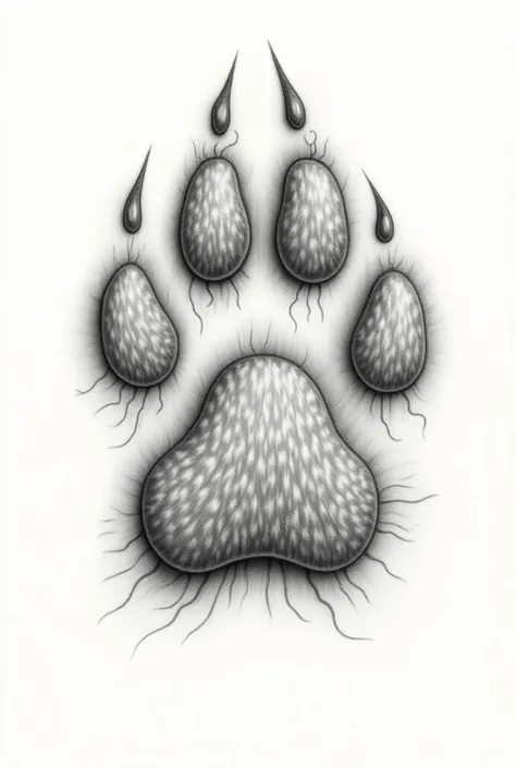 DOG FINGERPRINT DRAWING