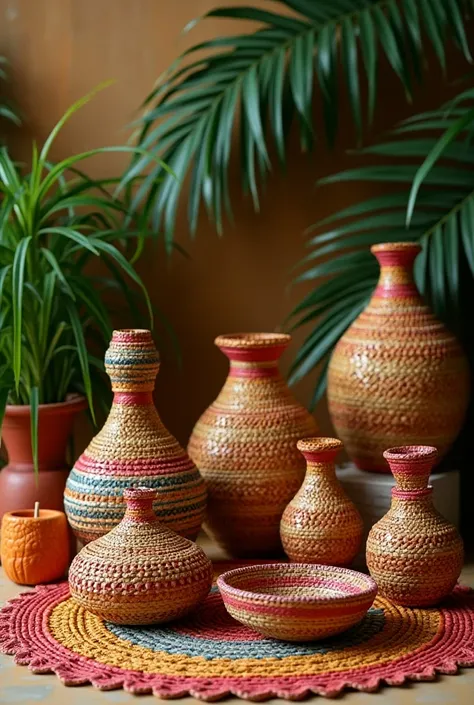 Mexican handicrafts made of palm from Mexico