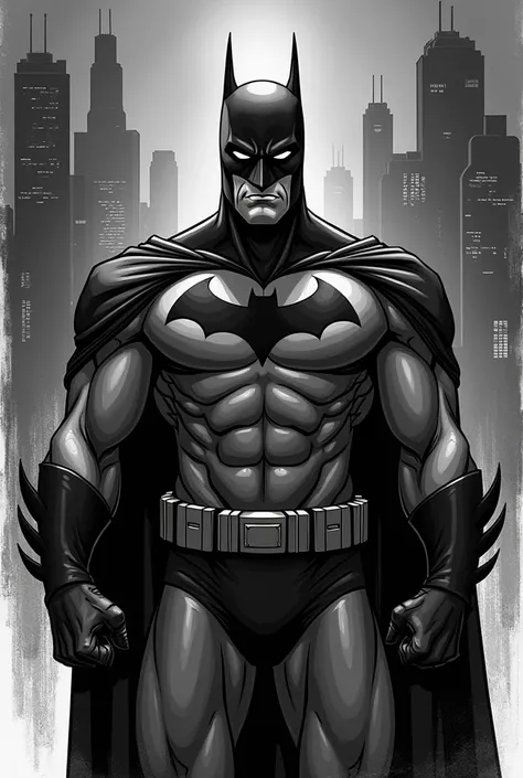 Batman cartoon sketch