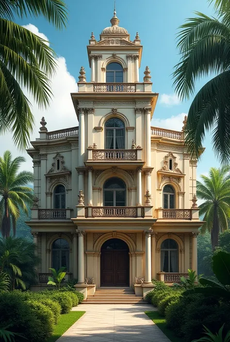 Amu de passe  French Colonial architecture Style building