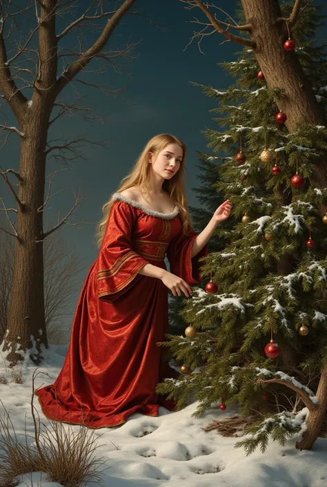 Beautiful Christmas Postcard. Fascinating digital painting. Well-detailed painting, intricate details, high resolution, high quality, ultra HD, 64K. A masterpiece. Perfect composition. Realistic image. Clear image with sharp focus. Color harmony. Centered ...