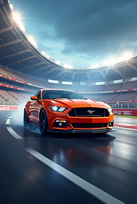 Modify mustang in racing stadium