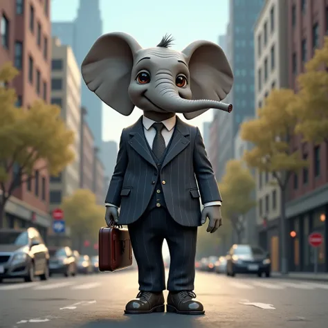 Elephant in suit