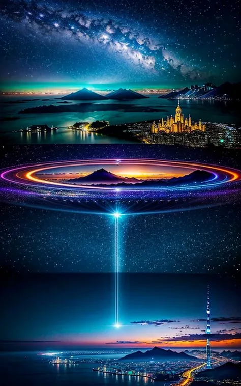 Spectacular views、 Future Cities 、god秘的、 Vivid 、 is glittering、magic、 surrealism、god々、 amazing、Little Star, beautiful view, Inspiring Scenery, Spectacular Scenery ,Breathtaking Scenery , amazing風景,Scenery that shakes emotions
