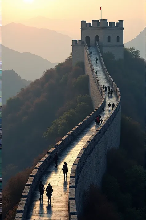 Great wall of china in year 2078 