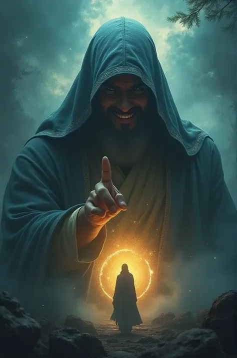 A very clear ultra HD dynamic image of"The mysterious stranger reappears, smiling as he tells Shivdatt, You found the path that was always within you, through your hard work and self-belief."
