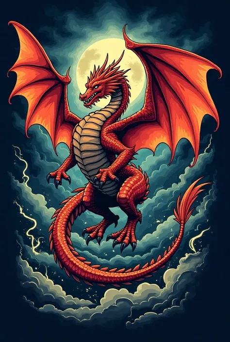 Dragon edition design for t-shirts