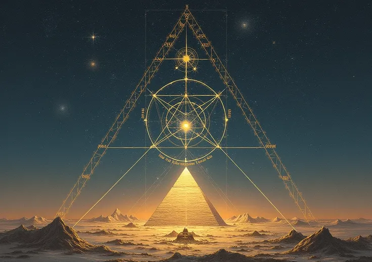 Figure showing the arrangement of the North Star and the Pyramid.astronomy