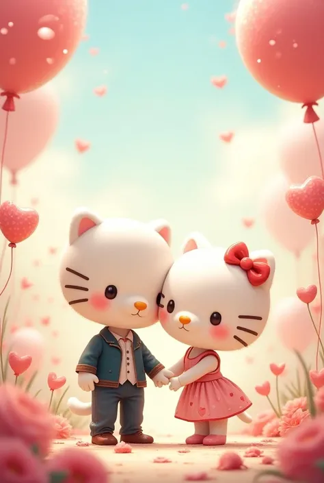 hello kitty and her boyfriend