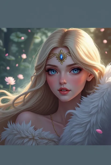 score_9,score_8_up,score_7_up,score_6_up,score_5_up,score_4_up 1girl galadriel, elf,  long hair,  blond hair, a tiara, the forest,  Loten landscapes , fantasy, One, portrait,  seductive smile,