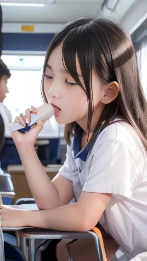 (( lower grade elementary school girls are completely naked )),  facial beauty小学生、a completely naked elementary school girl blow...