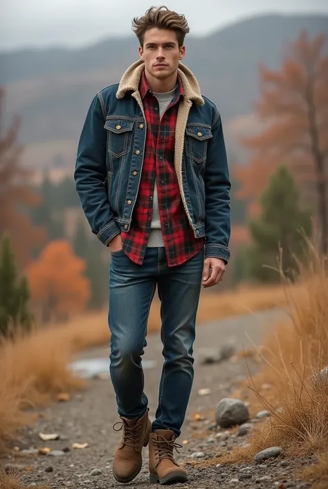 Flannel shirt layering wear men 