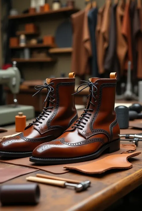 tools and materials for making leather-based footwear