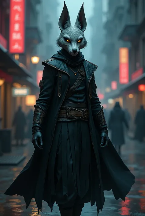 Hero with a fox mask