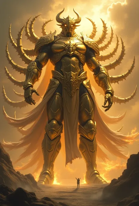  giant、Thousand-Armed Kannon、Golden Armor、Demon、strongest、luxury、Precision、SF、Asgard、8th life、male、sword、mask
