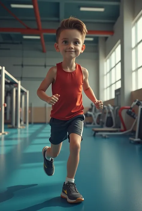 Boy at the gym
