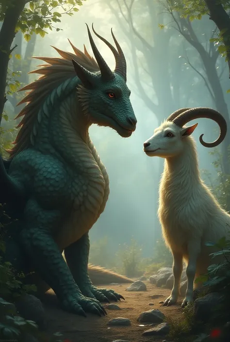  Dragon Daddy, Mother Goat , Con Rồng 