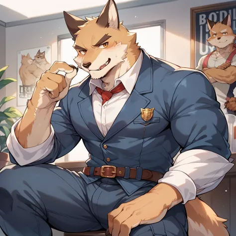 score_9, score_8_up, score_7_up, score_6_up, score_5_up, score_4_up, source_furry, highres, cover page, absurdres, perfect anatomy(handsome 1boy, kemono, furry, anthro)movie poster of hard-boiled detective story,