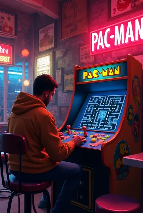 Pac Man gamer snack bar