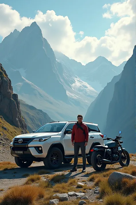 Draw an image of mine I love my car FORTUNER and my bike scrambler also I like to travel in mountains I’m 5.10 feet, I’m gym rat and
Camera is my best travel companion 