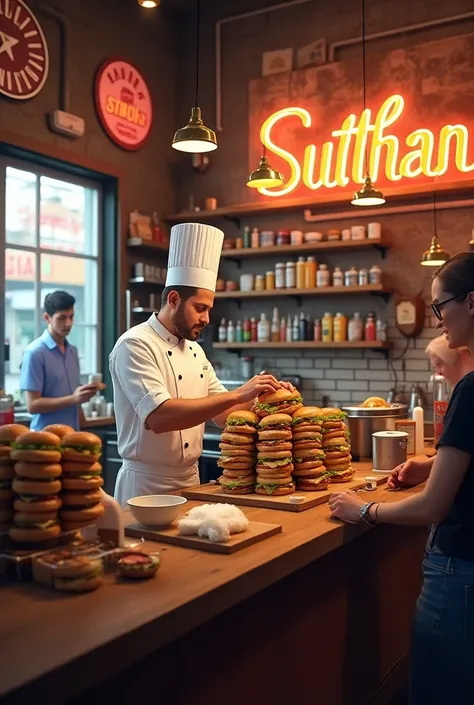 Sulthan burger shop 
