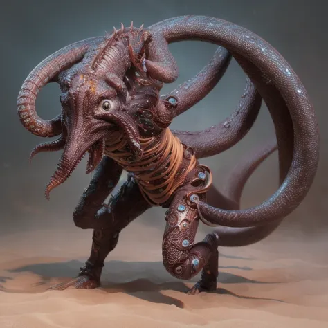 3D rendering, hi-res photograph, action figure, a formless eldritch horror covered in eyes and mouths devouring a planet,art by llbreton, full body shot, digital image.