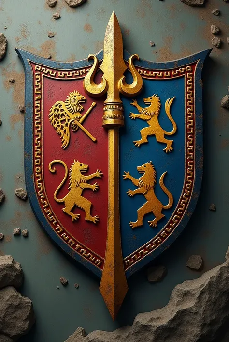 Viking farm coat of arms for the Fletcher family with the name written on it