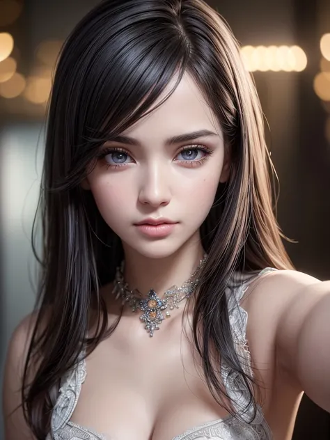 beautiful detailed eyes, beautiful detailed lips, extremely detailed eyes and face, longeyelashes, 1girl, mirror, selfie, woman, sexy look, sexy girl, female model, 30 year old woman, 18 year old, 21 year old, pale-skinned, persian girl, instagram model, (...