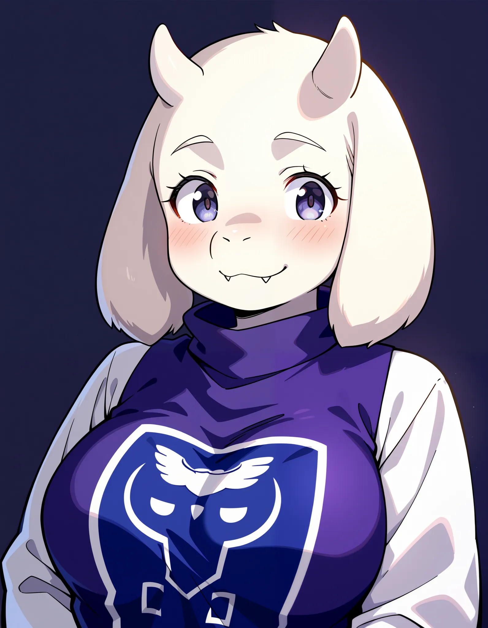 score_9,score_8_up,score_7_up, source_furry,, furry, fur whiter, 2d, break, 1girl, solo, toriel, young