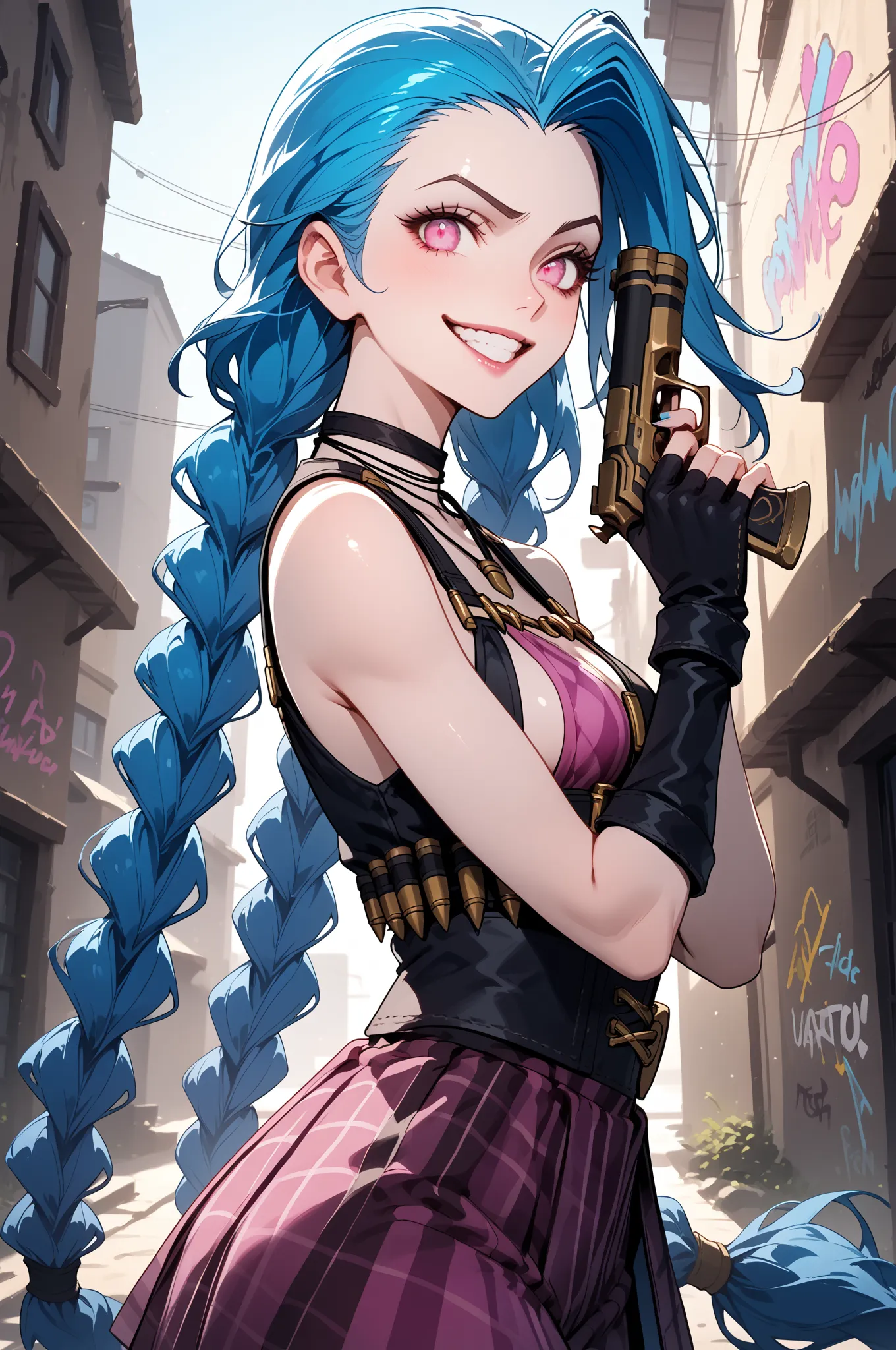 score_9, score_8_up, score_7_up, score_6_up, source_anime, score_anime, sfw, rating_safe, jinx_(league_of_legends), league_of_le...