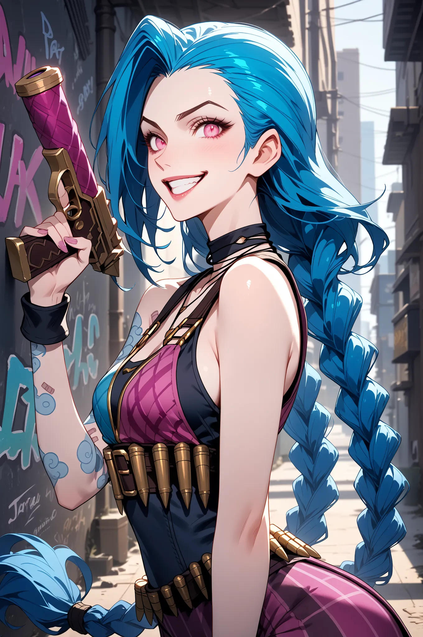 score_9, score_8_up, score_7_up, score_6_up, source_anime, score_anime, sfw, rating_safe, jinx_(league_of_legends), league_of_le...