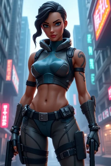 Fortnite skin Lara croft x foucs 