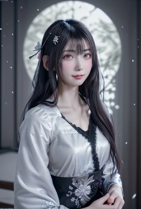 Eye-catching style Anime style Violet Evergarden style (masterpiece), super beautiful, shiny long straight hair (high quality), (beautifully detailed face), (beautifully detailed eyes)), (beautiful and beautiful hands), (highly detailed CG)), ((8k_wallpape...