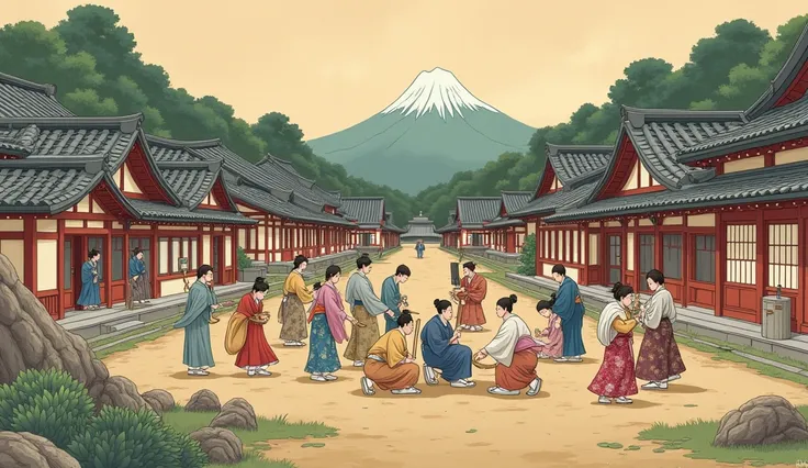 Ancient Japan、How everyone works cooperatively、