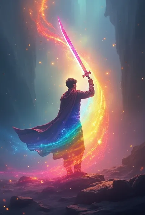 Raindow sword