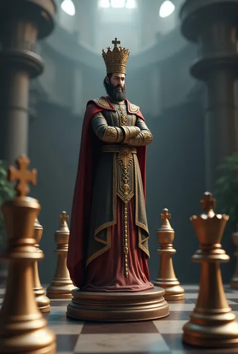 Winning king on the table in 3d chess


