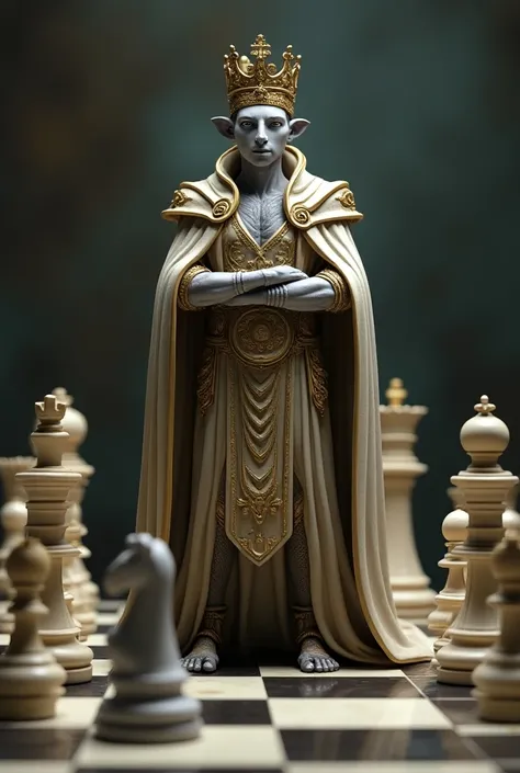 Winning king on the table in 3d chess, that is not a person



