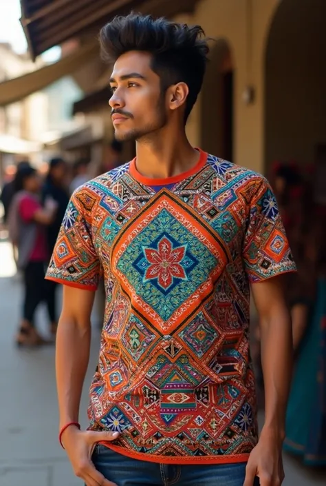  T-SHIRTS WITH BOLIVIAN DESIGNS