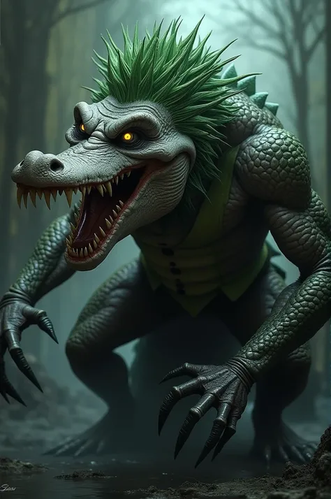 Joker fusion with crocodile 