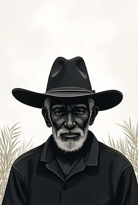 I need a profile picture for my business , I would like it to be in honor of my great-grandfather he wore a white Yucatecan hat, I was already very old,  I would like it to be just silhouettes or lines,  I need it for logo, My great-grandfather is Yucateco...