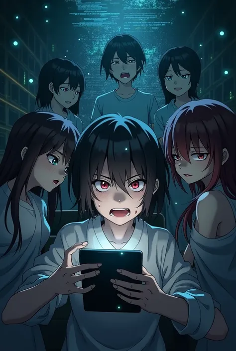 Cyberbullying is growing on the Internet anime 