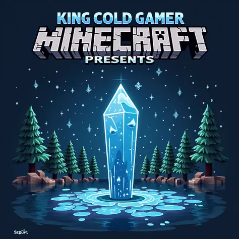 make a poster with text " KING COLD GAMER PRESENTS: COLD SMP S1 " and make this in minecraft theme and add my minecraft server ip at the end which is " IP = cold.econetwork.fun " add more minecraft theme