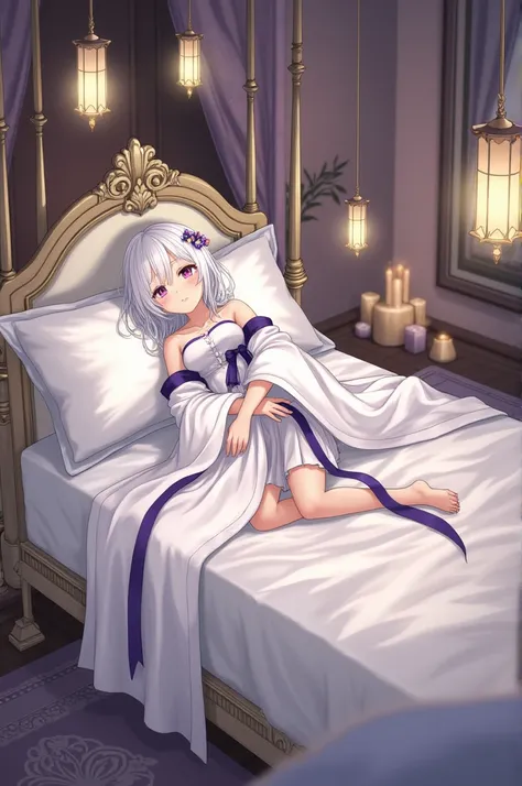 Genshin Impact, Yae Miko is sleeping on bed