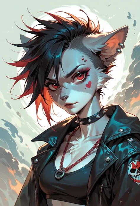 Magick punk girl furry